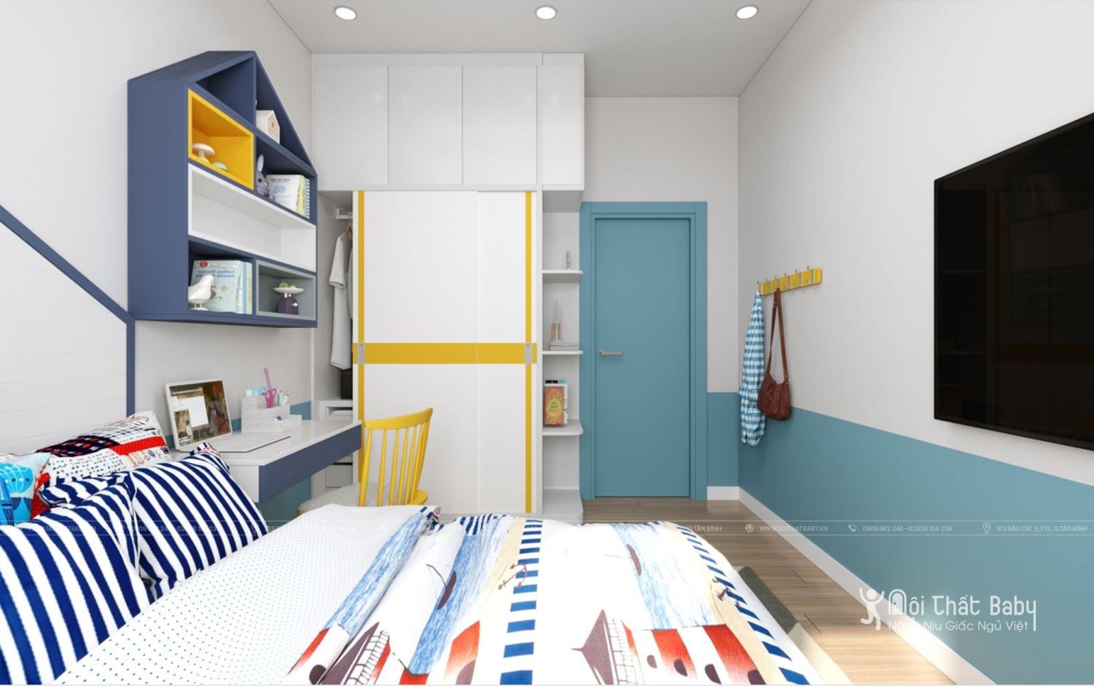 Top những mẫu tủ quần áo đẹp nhất năm 2020 dành cho bé trai